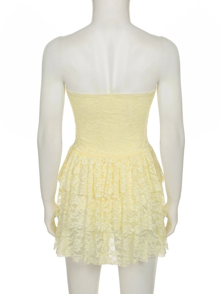 Sexy Pink Lace Strapless A Line Birthday Outfits Mini Homecoming Dress S519