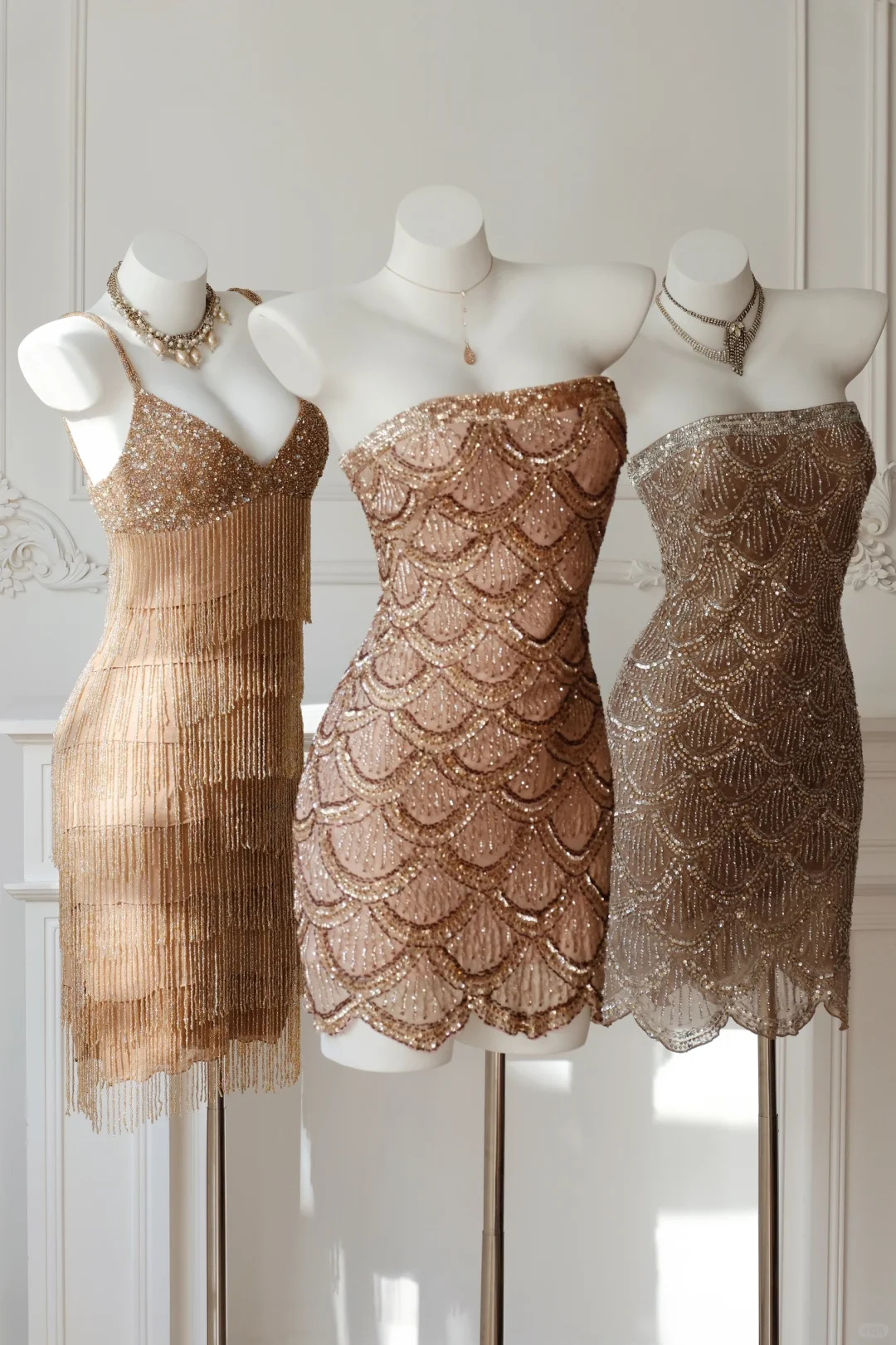 Sparkly Sequin Beaded Sheath Short Cocktail Dress Mini Prom Dress D2736