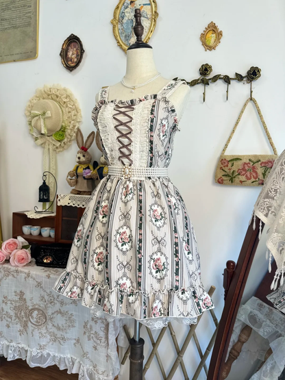 Unique Straps Satin Print Floral Lace Short Birthday Outfits Formal Graduation Homecoming Dress D314