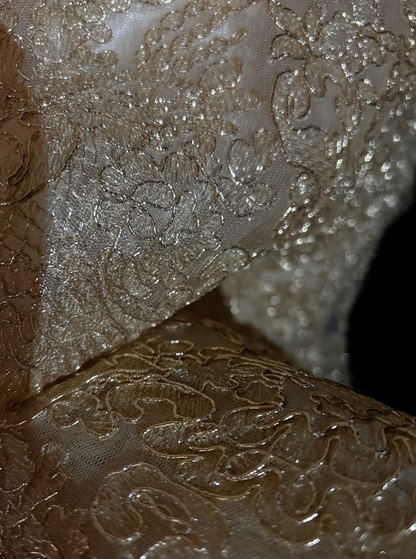 Gorgeous Sweetheart Neck Gold Lace Short Party Dress Formal 8th Grade Homecoming Dress Homecoming Outfits  S913